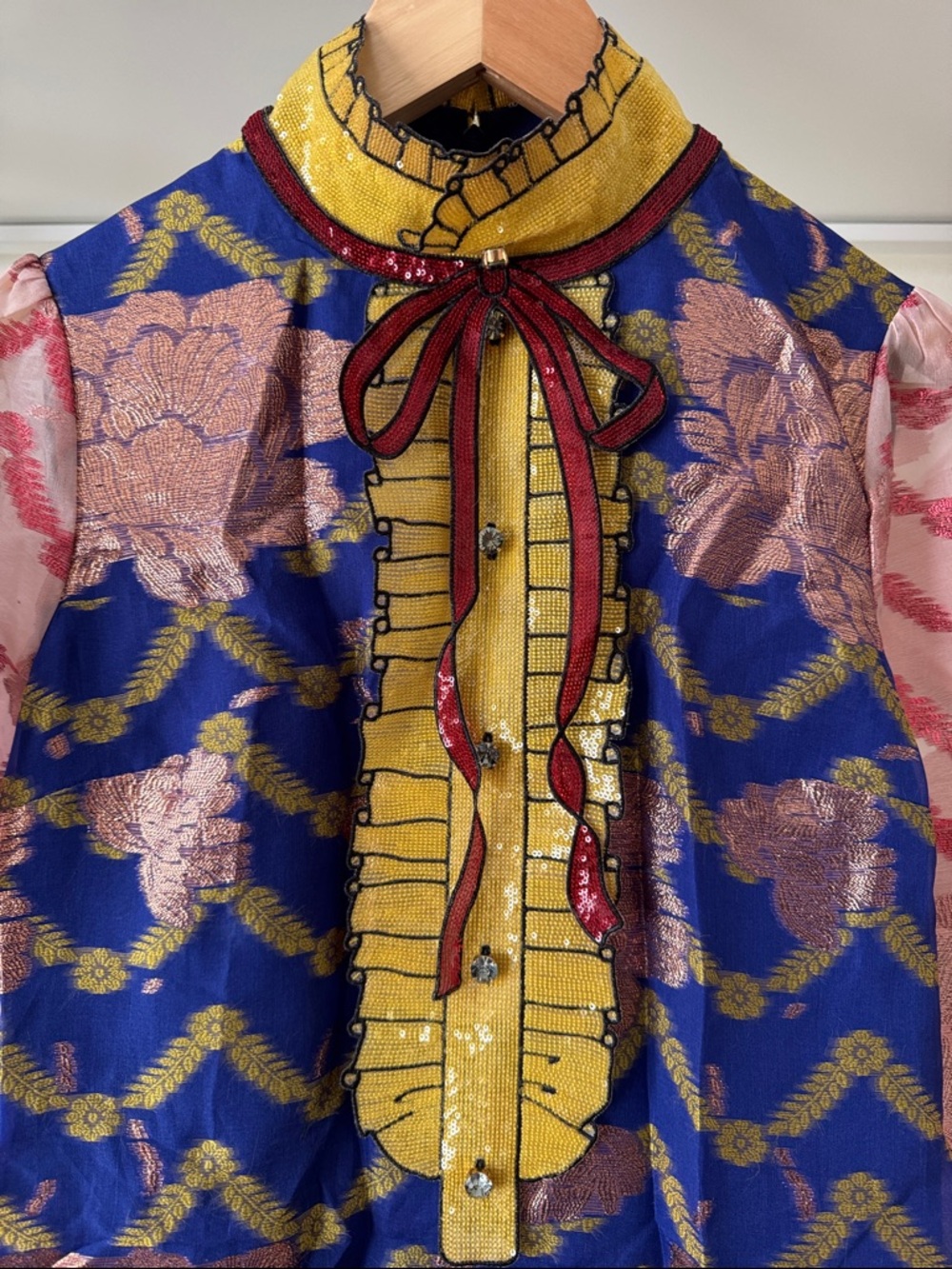 Gucci Trompe L’oeil Dress by Artistic Director Alessandro Michele - Picture 12 of 15